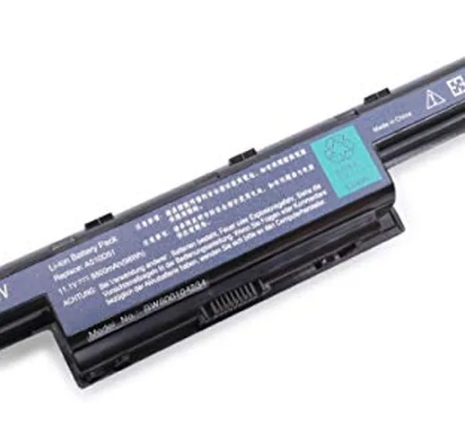 vhbw Li-Ion Batteria 8800mAh (11.1V) per Notebook Laptop Acer TravelMate 5740G-334G32Mn, 5...