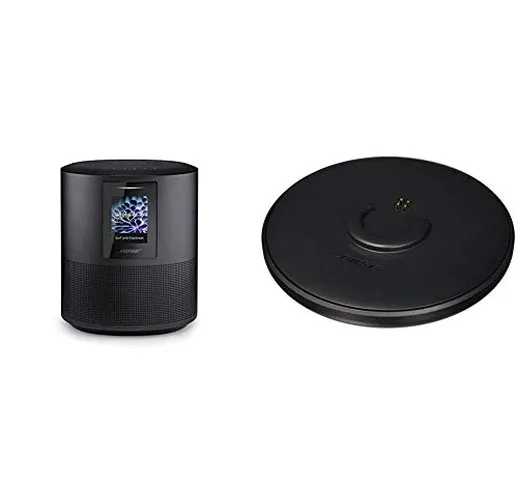 Bose Home Speaker 500, Suono Stereo, Alexa Integrata, Triple Black & SoundLink Revolve Bas...