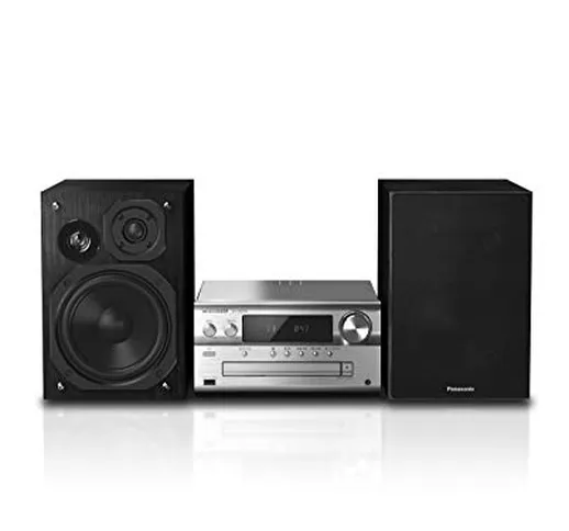 Panasonic SC-PMX90 - Microcatena con altoparlanti in bambù - (120 W, Hi- Fi, Suono Casa, 1...