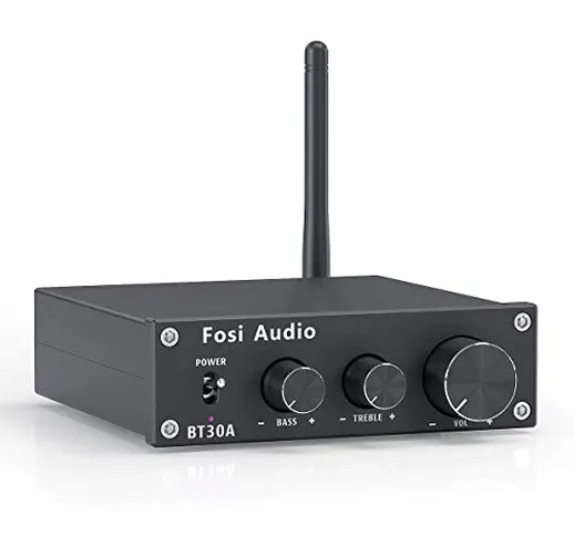 Fosi Audio BT30A - Bluetooth 5.0 Amplificatore Audio Stereo, per 2.1CH Altoparlanti Passiv...