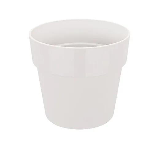 Elho B. for Originale Rotondo Mini Vaso di Fiori, White, 9 cm