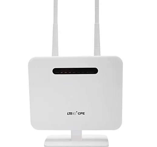 Demeras Router Wi-Fi Mobile 4G 300 Mbps 4G LTE CPE Router Wireless WiFi Supporto SIM Card...