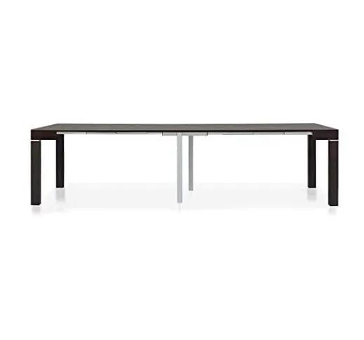 Milani Home s.r.l.s. Tavolo da Pranzo Moderno di Design Allungabile A Consolle Cm 110 X 50...