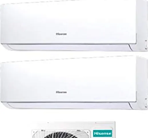 Hisense New Comfort - Climatizzatore Trial Split 9000+9000+9000 Btu, Inverter, Pompa di Ca...