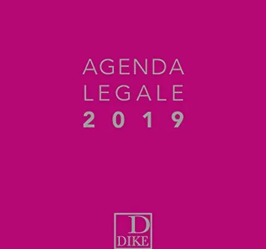 Agenda legale d'udienza 2019. Ediz. fucsia