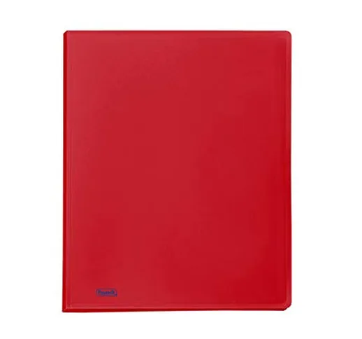 Favorit 100460243 Portalistino con 10 Buste, Formato Interno 22 x 30 cm, Rosso