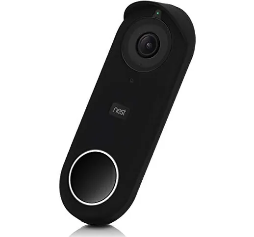 kwmobile Cover compatibile con Nest Hello Video Doorbell - in silicone protezione per camp...