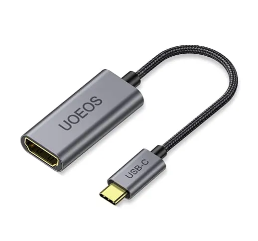 Adattatore da USB C a HDMI 4K,UOEOS adattatore da USB 3.1 tipo C a HDMI, compatibile con M...