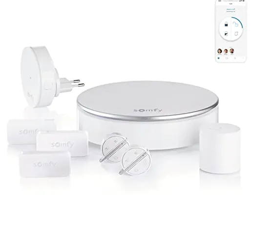 Somfy 2401497 - Allarme per la Casa - Sistema di Allarme Wireless per la Casa Collegata -...