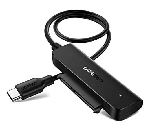 UGREEN Adattatore USB C a SATA 10TB per SSD HDD 2.5’’, Cavo SATA Type-C Supporta UASP, S.M...