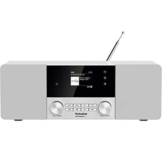 TechniSat Digital Radio 4 C - Radio digitale stereo (DAB+, FM, display a colori, Bluetooth...