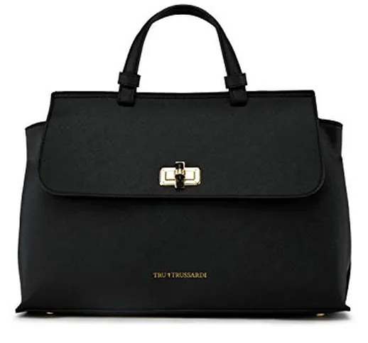 Tru Trussardi - Borsa Donna, Unica, Nero