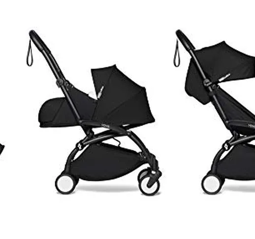 Babyzen YOYO² - Passeggino per bambini da 0 a 6 anni, set completo, colore: nero