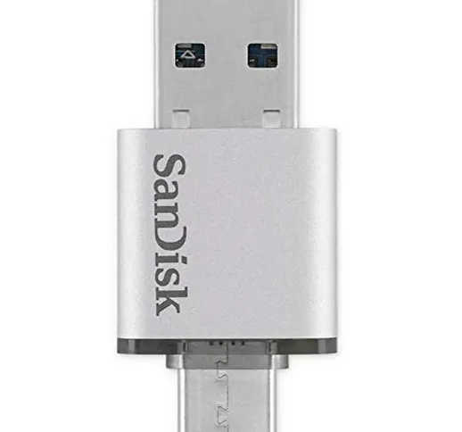 Sandisk SDDDMC-064G-GA46 64GB Type-A/Type-C Silver USB flash drive - USB flash drives (64...