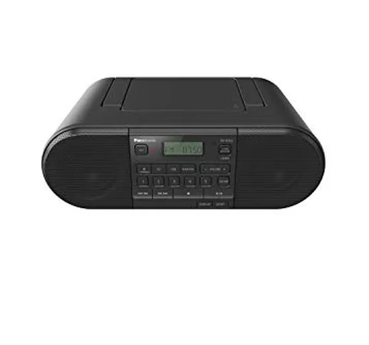 Panasonic RX-D552 Radio DAB+, Bluetooth, Lettore Cd, Design Vintage, 20W, USB, Telecomando...