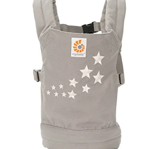 Ergobaby Marsupio per Bambole Giocattolo per Bambini, Galaxy Grigio Portabambole in Cotone...