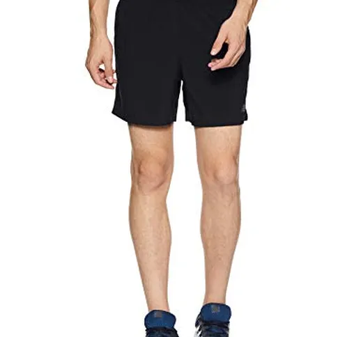 New Balance Core 5 inch Woven Pantaloncini, Nero, XXL Uomo