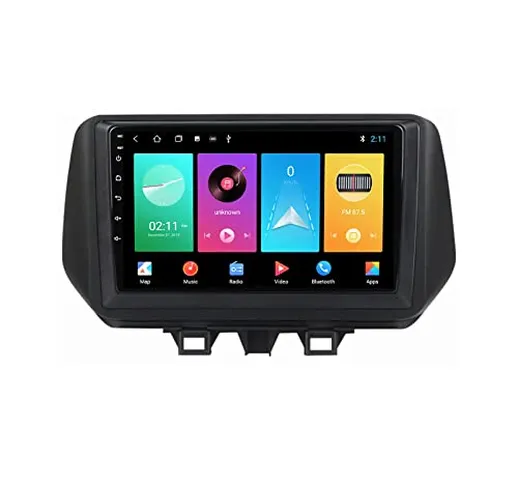 MNVOA Android 10 Autoradio Stereo Navigatore GPS per Hyundai Tucson 2018-2020, 9 Pollici T...