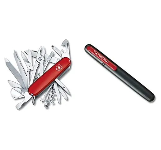 Victorinox Swisschamp, Coltello Colore: Rosso & Victorinox, V43323 Unisex, Adulto, Rosso,...