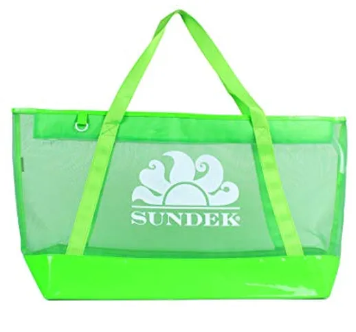 SUNDEK AW311ABP7300 Borsa Mare Donna Verde Fluo