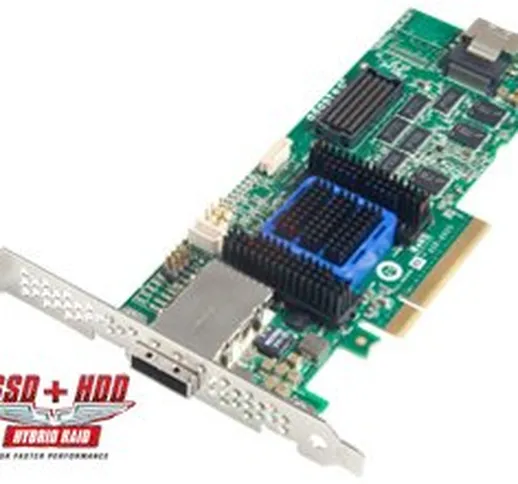 Adaptec RAID 6445 512 MB SATA3 SAS 2.0 PCIe Storage controller card – Low profile