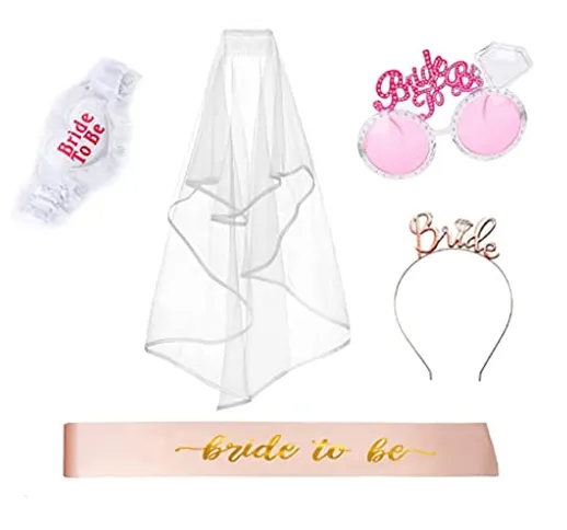 Phantasy Kit da 5 Addio al Nubilato Decorazione da Sposa, Bridge to be, coroncine Giarrett...