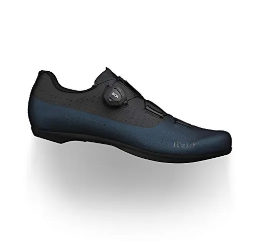 Fizik R4 OVERCURVE, Scarpe da Bici Unisex Adulto, Navy-Black, 44 EU