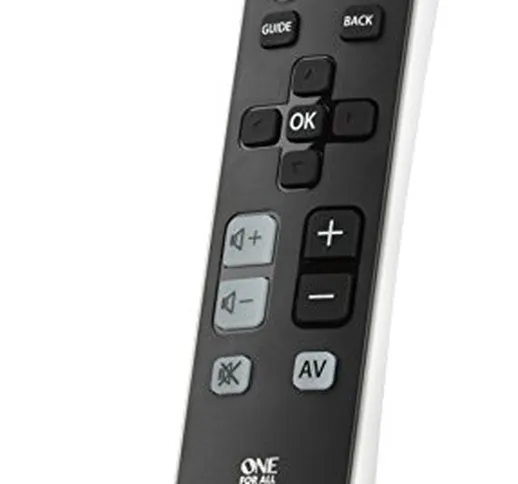One For All TV Zapper URC6810 - Telecomando Universale - Controlla TV, Set Top Box e Audio...
