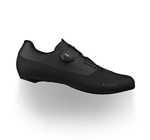 Fizik R4 OVERCURVE, Scarpe da Bici Unisex Adulto, Black-Black, 45 EU