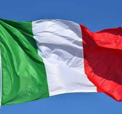 ns produzione bandiere Bandiera Italia 100x150 cm. Tessuto a Scelta (Stamina Nautica (qual...