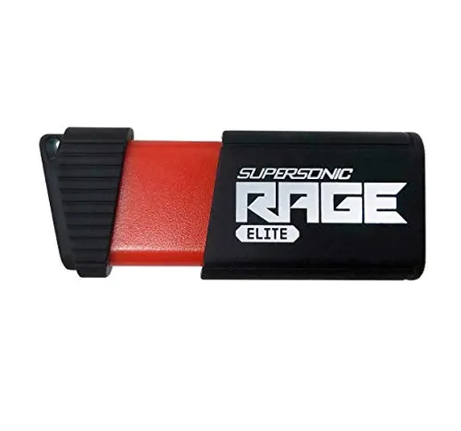 Patriot Memory Supersonic Rage Elite 128GB Chiavetta USB 3.1 velocità fino a 400 MB/sec PE...