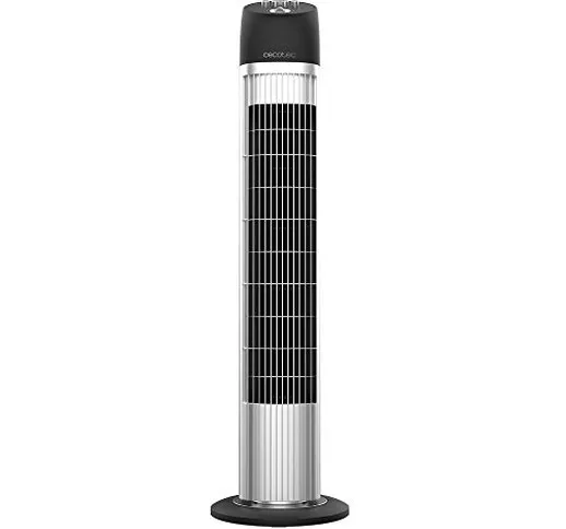 Cecotec Ventilatore a torre con timer EnergySilence 850 Skyline. 45 W, Altezza 33", Motore...