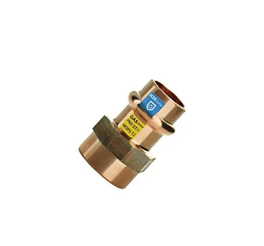 Raccordo Dritto Bronzo 3/4" X 22 Mm A Pressare Femmina Frabo