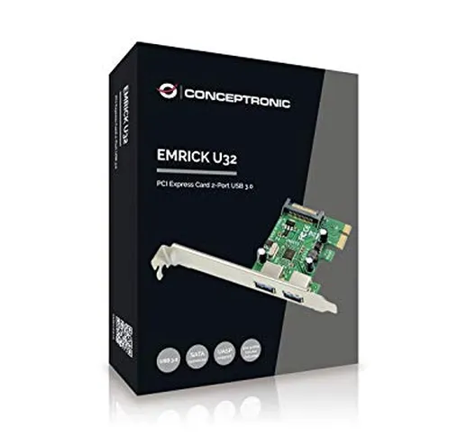 Conceptronic Emrick U32 - Scheda PCI Express a 2 Porte USB 3.0