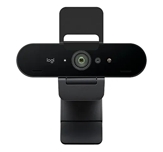 Logitech Brio Stream Webcam - Videochiamate Ultra 4K HD, Microfono con Cancellazione Rumor...