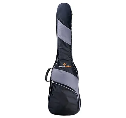 Soundsation PGB EB-10-Custodia per basso elettrico, 123 x 36 x 9 cm, colore: nero/grigio