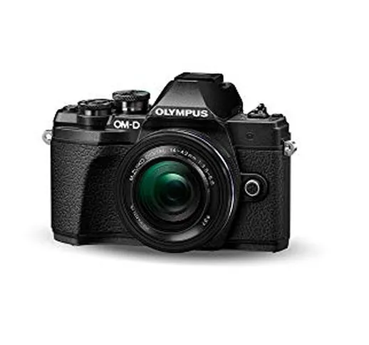 Olympus E-M10 Mark III Kit, Fotocamera di Sistema Micro Quattro Terzi (16 MP, Stabilizzato...