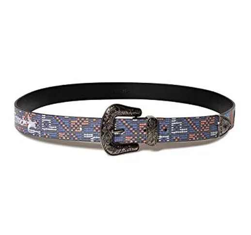 Desigual Belts YESQUERE Cintura, Rosso (Carmin 3000), 6641 (Taglia del Fabricante : 90) Do...