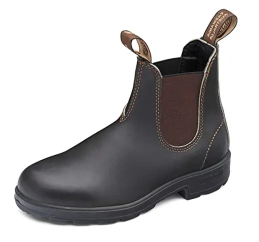 Blundstone 500 - Stivaletti Unisex-Adulto, Marrone (Stout Brown), 38 EU