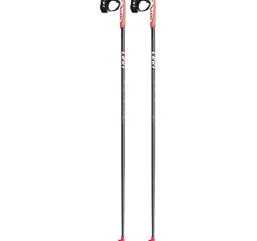 Leki Bastoncini Nordic Walking Flash Carbon, Black, 105cm