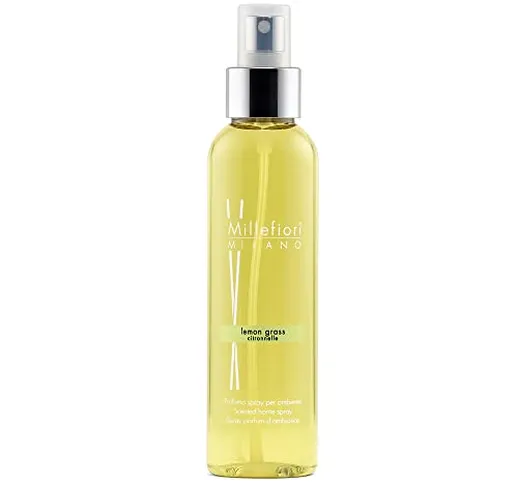 Millefiori Milano Natura Spray Profumato per Ambiente, Fragranza, Lemon Grass, 150 ml, 150...