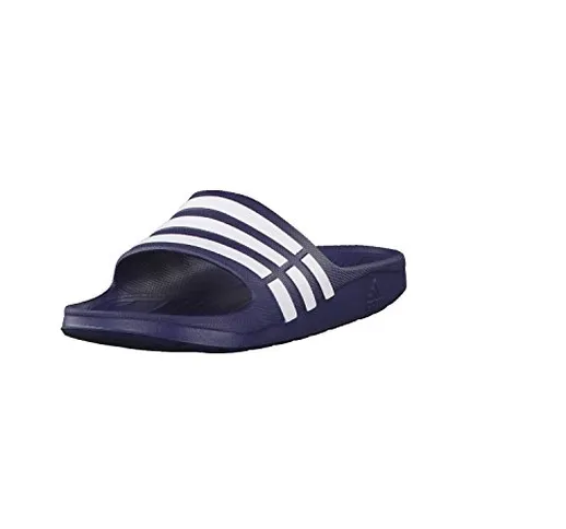 Adidas Duramo Slide – adulto Unisex doccia & Ciabatte da piscina, G15892 Dunkelblau - Weiß...