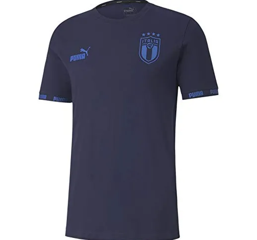 PUMA Italia FIGC T-Shirt Culture Blu 2020-21 (L)