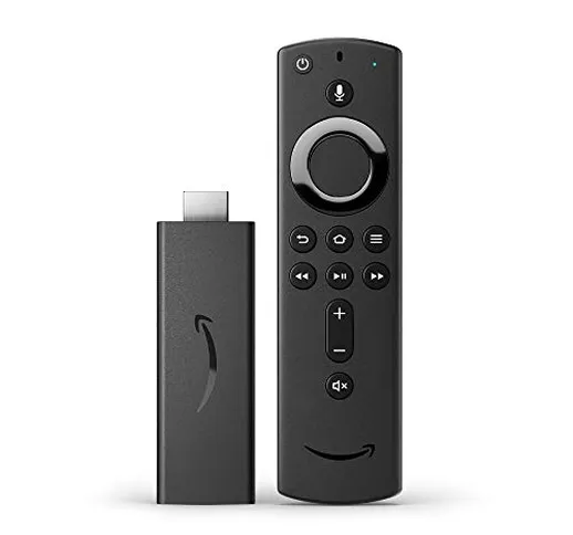 Fire TV Stick, Ricondizionato Certificato | Con telecomando vocale Alexa (con comandi per...