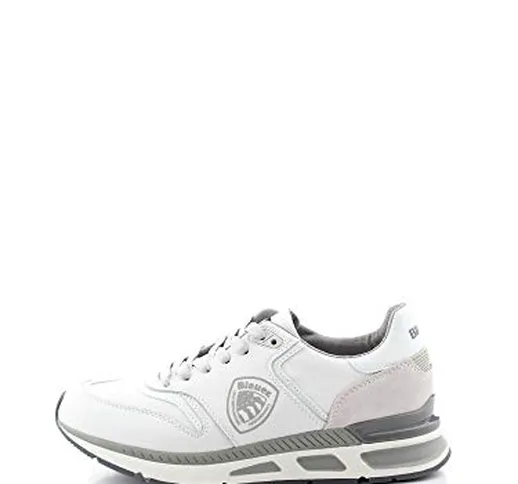 Blauer USA SNEAKERS DA UOMO HILO01 BIANCA, S0HILO01