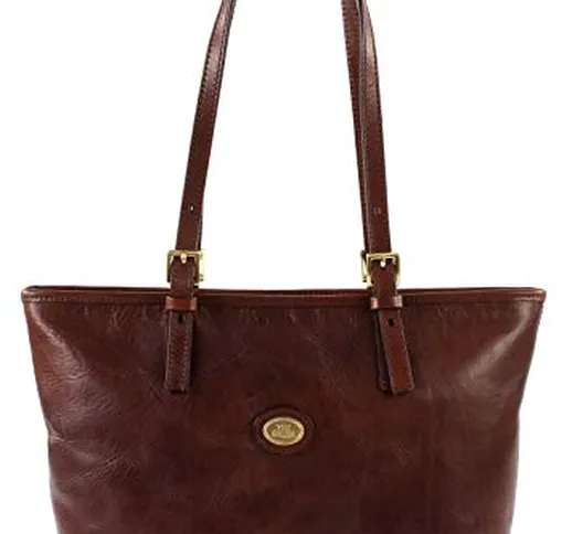 The Bridge Borsa Messenger 04902501-14 Marrone