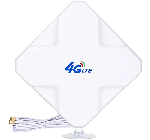 SMA 4G LTE Antenna 35dBi Alte Prestazioni. Amplifica Il Segnale Ethernet con Funzione di R...