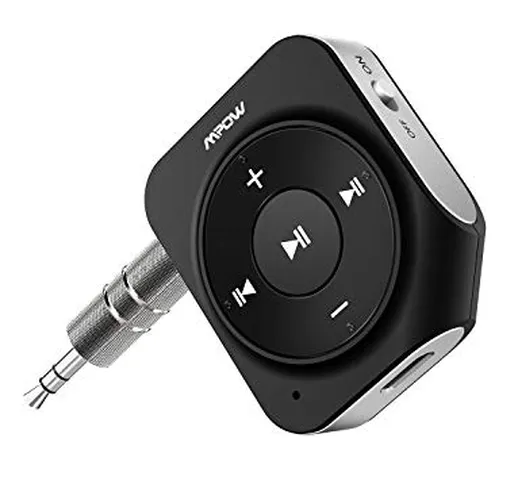 Mpow Ricevitore Bluetooth 4.1, Bluetooth Ricevitore A2DP Audio Auto Riduzione del Rumore C...