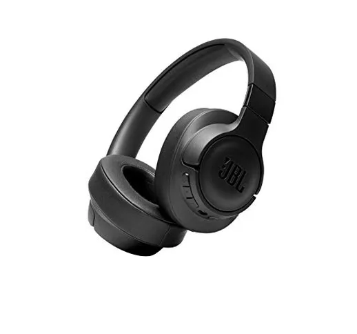 JBL T750BTNC Cuffie Over-Ear Wireless Bluetooth, Cuffia pieghevole senza fili con Microfon...