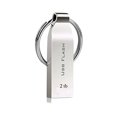 Licyley 2TB Chiavetta USB Metallo Pendrive USB 3.0 Memoria Flash Drive 2000GB Portatile Wa...